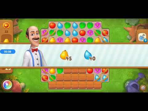 Gardenscapes level 22 walkthrough