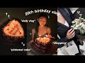 DAILY VLOG | 20th birthday vlog: grwm, pinterest cake, a day in the city & more 🎂