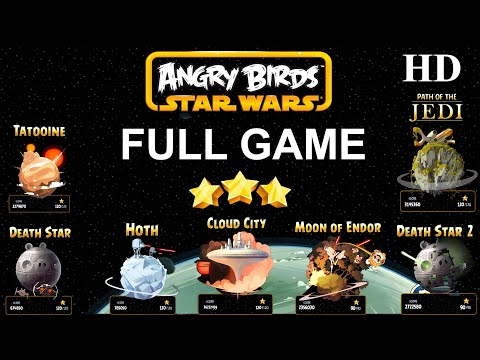 Angry Birds Star Wars Full Game| All 3 Stars| All Levels| Complete| FULL HD ⭐⭐⭐