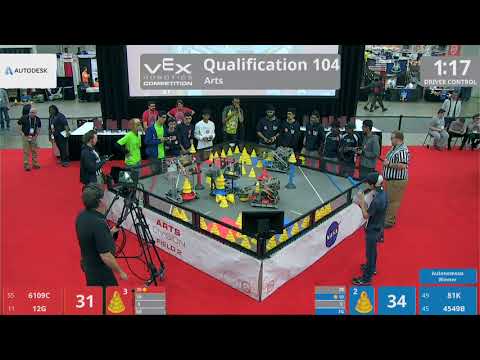 2018 VRC Arts Q104 - 6109C 12G vs 81K 4549B - 86 to 110