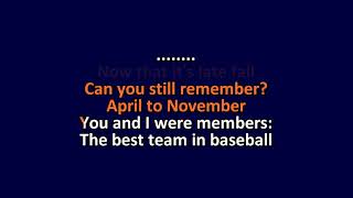 Ozma - Baseball - Karaoke Instrumental Lyrics - ObsKure