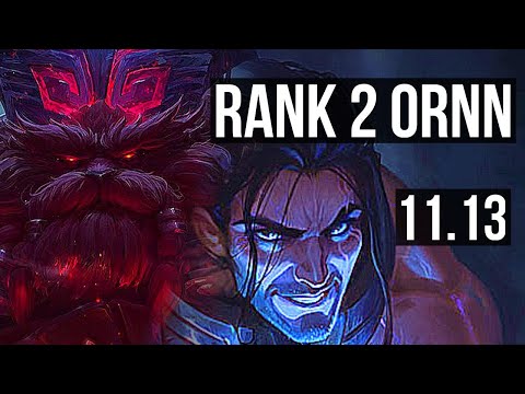 ORNN vs SYLAS (TOP) | Rank 2 Ornn, 4/3/11 | NA Challenger | v11.13