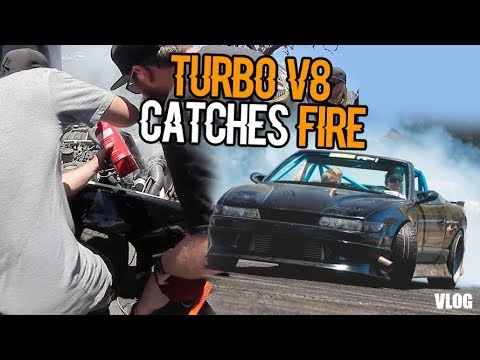 TURBO V8 + FIRE + BURNOUTS