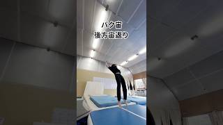 バク宙後方宙返り #バク宙 #backflip #アクロバット #acrobatics #パルクール #parkour
