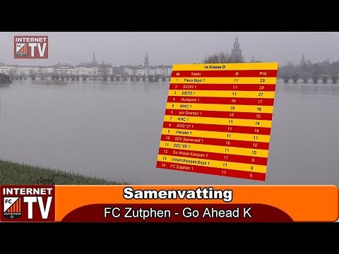 Samenvatting FC Zutphen - Go Ahead K (0-4)