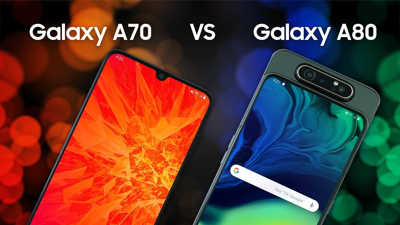Samsung Galaxy A70 vs Galaxy A80 | Comparison!