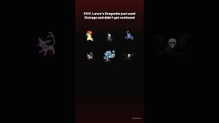 Lance's Dragonite used Outrage and didn't get confused. Track your runs with Stacked: Nuzlocke #nuzl