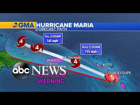 Hurricane Maria slams the Caribbean