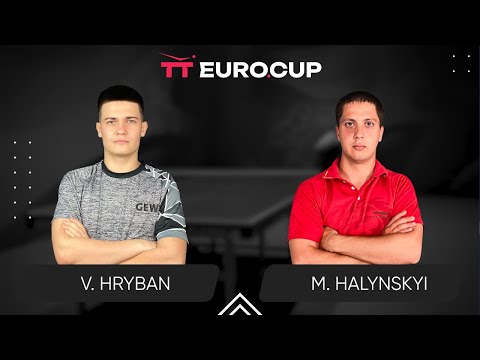 13:40 Vadym Hryban - Mykola Halynskyi  26.12.2023 TT Euro.Cup Ukraine STAR.TABLE 3