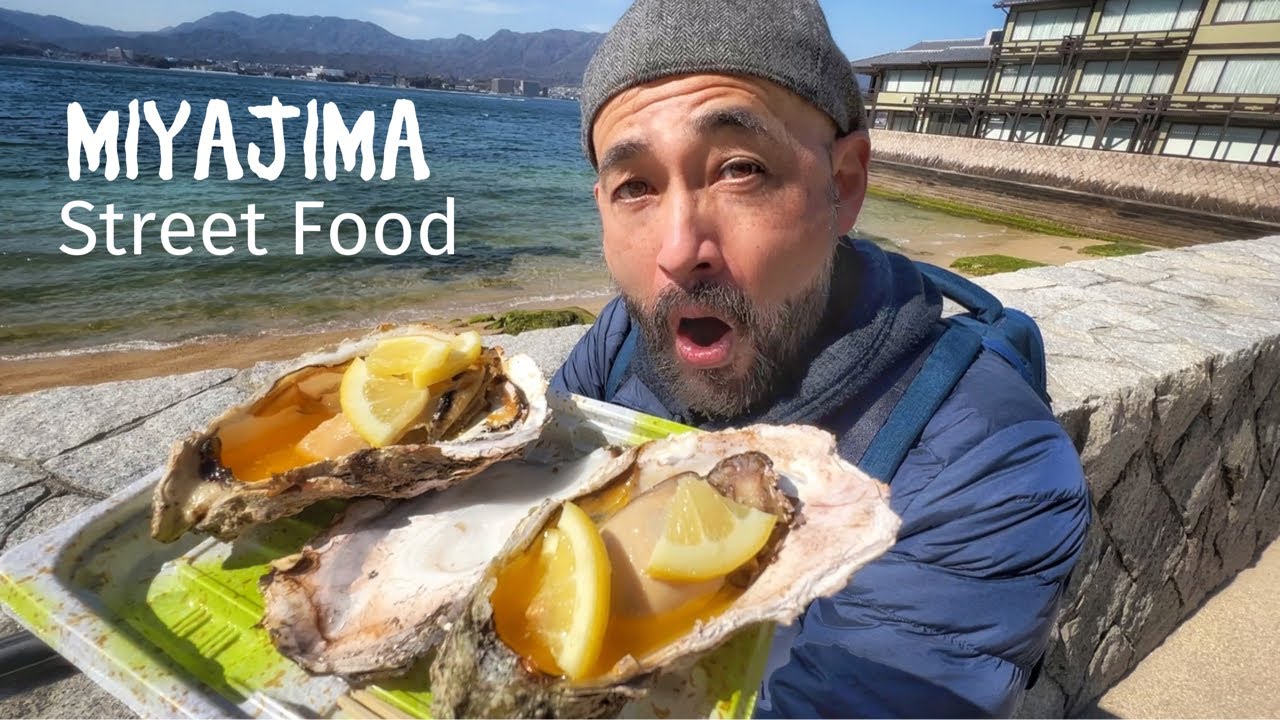 Embark on an enticing street food journey in Miyajima!