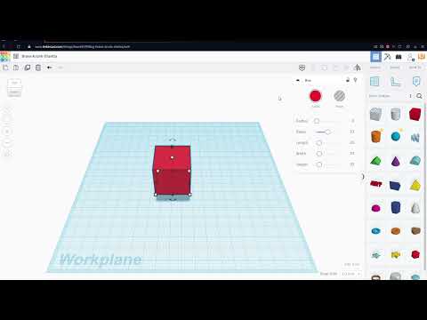 Tinkercad Moving, Rotating, and Scaling