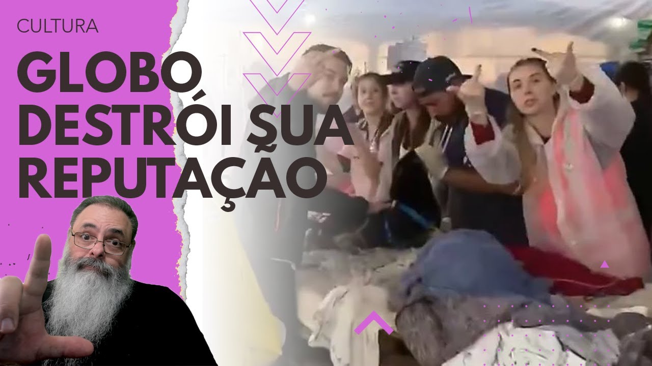 GLOBO embarca com TUDO na DEFESA do GOVERNO, com isso, JOGOU no LIXO o POUCO de REPUTAÇÃO que TINHA