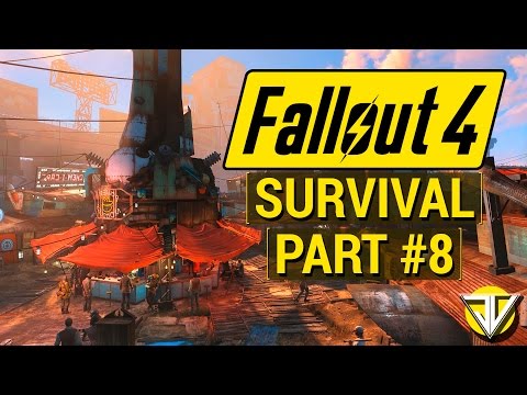 FALLOUT 4: SURVIVAL MODE Let's Play Part 8 - Detective VALENTINE! (PC Gameplay Walkthrough)
