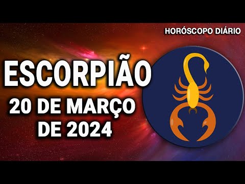 😨𝐅𝐚𝐥𝐭𝐚𝐦 𝐚𝐥𝐠𝐮𝐧𝐬 𝐝𝐢𝐚𝐬 𝐩𝐚𝐫𝐚 𝐢𝐬𝐬𝐨❗️💥 Escorpião♏ 20 de Março 2024| Horoscopo do dia de hoje