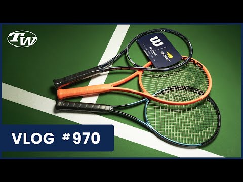 New Head Gravity MP XL & Radical Tour; Wilson US Open Gear & Vintage Tennis Racquets - VLOG 970