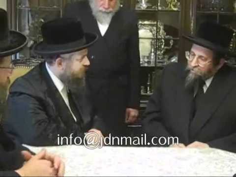 Boyaner Rebbe visits Skvere bp Rebbe Adar 1 5771