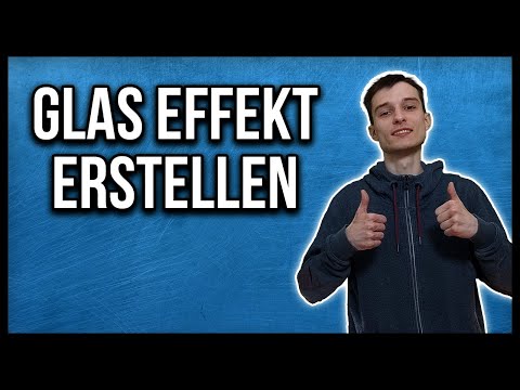 Photoshop - Glas Effekt erstellen deutsch
