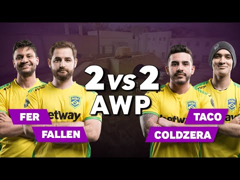 MiBR Fer and FalleN vs Coldzera and TACO - CS:GO AWP 2vs2