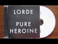 Lorde - Pure Heroine / unboxing cd /