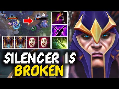 Broken Silencer Veil + Curse & Last Word - Kill Without Touching Enemies | Dota 7.30c