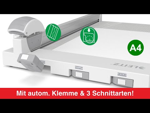 Artikelvideo 1 für AKTION: LEITZ Rollenschneider Precision Precision Office A4+ mit Prämie nach Registrierung, Artikelnummer 697454