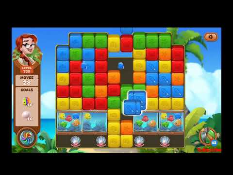 Lost Island Blast Adventure Level 730 NO BOOSTERS - A S GAMING