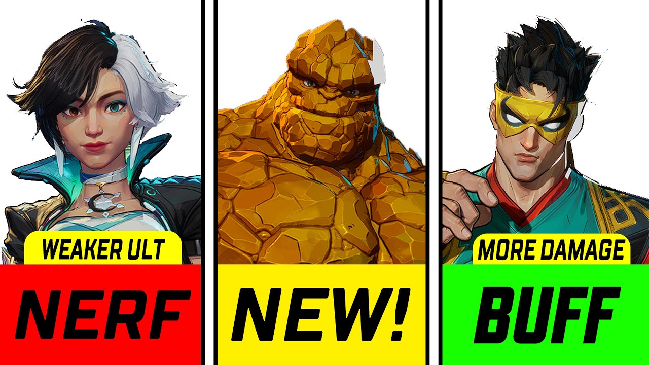 Marvel Rivals Season 1.5 New Heroes, Buffs And Nerfs! - Gameplay Showcase With Patch Notes