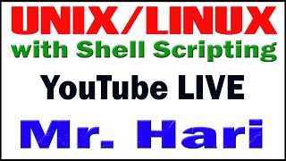 UNIX/LINUX TUTORIALS BY Mr.HARI