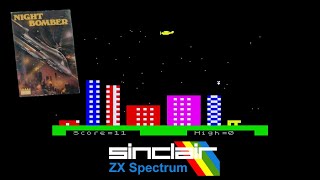 ZX Spectrum Games 🖥️ - Night Bomber 🛩️🌃