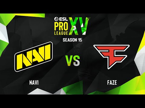 NaVi vs FaZe | Map 1 Inferno | ESL Pro League Season 15 - Quarter-finals
