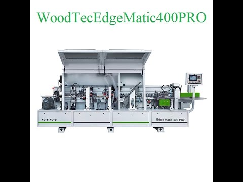 WoodTec EdgeMatic 400С PRO - станок для облицовывания кромок мебельных деталей woo5064, видео 4