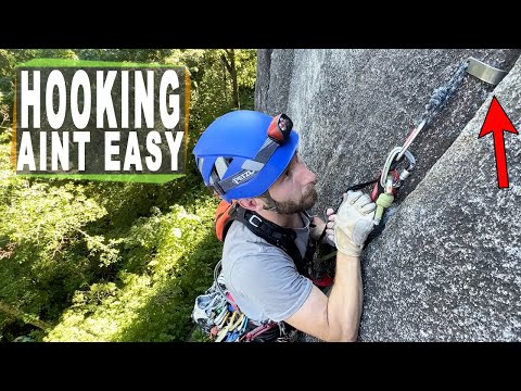 Aid Climbing - Hooking and Nutting