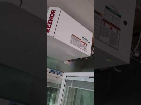 garage heater - reznor UDX - 45000 BTU installation calgary alberta- the heating ninja
