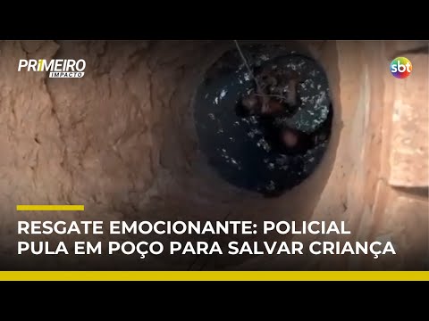 Policial resgata criança que caiu em poço de 12 metros no Pará | #PrimeiroImpacto