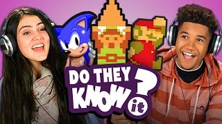 DO TEENS KNOW CLASSIC VIDEO GAME THEMES? (REACT: Do They Know It?)