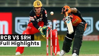 IPL 2020, SRH VS RCB 3rd IPL Match full Highlights: As it Happened
