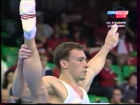 Alexander SVETLICHNY (UKR) floor - 2004 Europeans Ljubljana Team