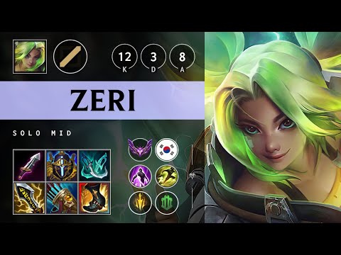 Zeri Mid vs Viktor - KR Master Patch 25.17
