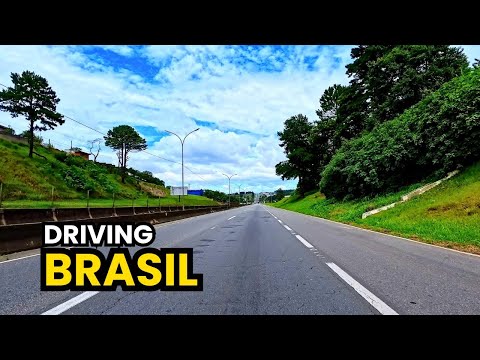 Driving Brazil: BR-116 Régis Bittencourt ( Colombo) 4K