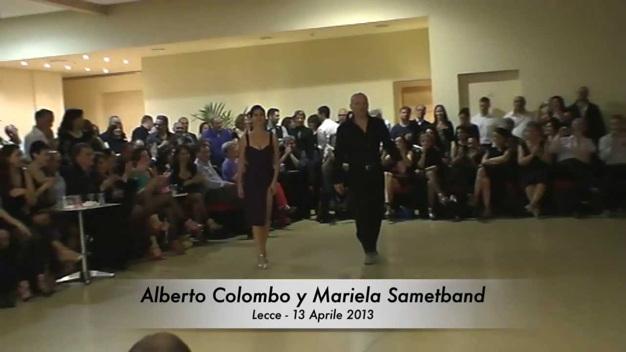 Alberto Colombo y Mariela Sametband   TraccediTango