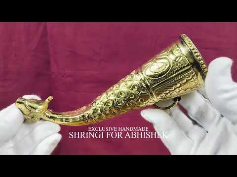 Gaumukh Nandi Shringi for Abhishekham for Hindu God and Goddess video