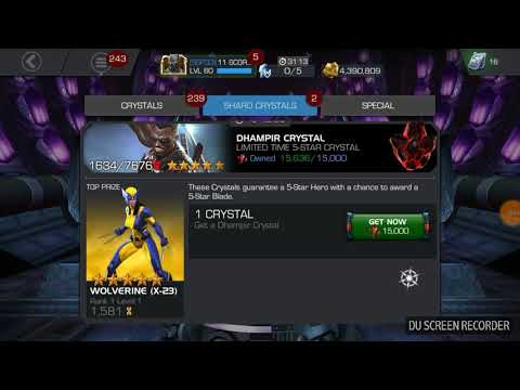 MCOC 5 Star Blade Crystal Opening