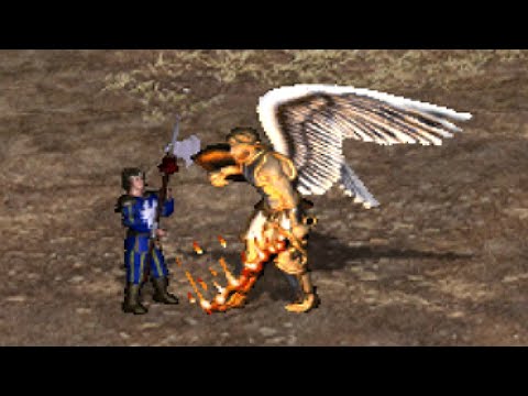 Heroes of Might and Magic 3 - 545 Halberdiers vs 10 Archangels