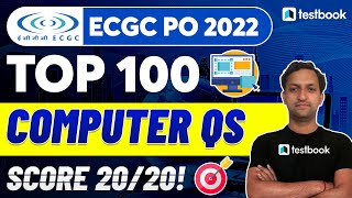 ECGC PO Computer Classes 2022 | Top 100 Important Computer Questions | Abhishek Sir