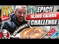 10,000 CALORIE CHALLENGE | EPIC POST SHOW BODYBUILDING CHEAT DAY