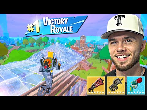 My FIRST Ranked Win In The NEW Season! (Fortnite Simpsons)