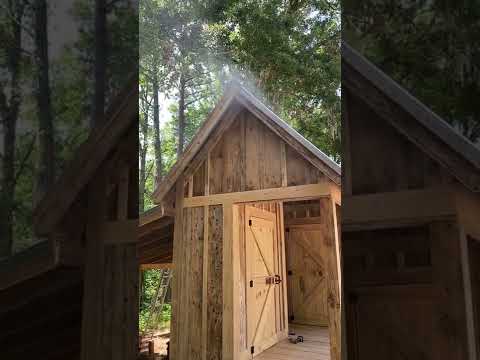 How to build a Smoke House on the homestead.We finally have smoke coming out the top