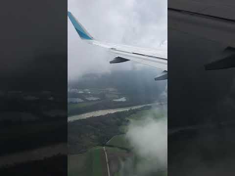 Anflug und Landung Salzburg