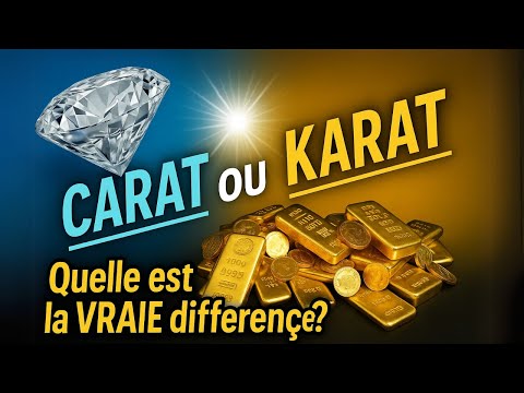 Carat ou Karat ? Différence entre la mesure du diamant et de l’or enfin expliquée simplement !