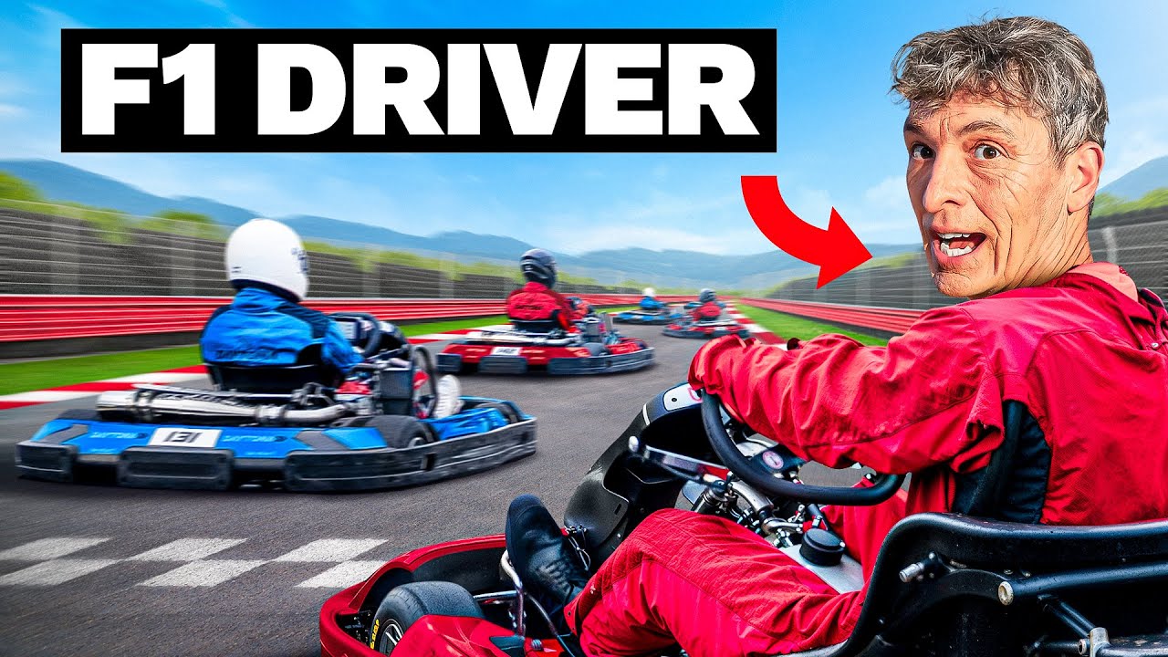 F1 Driver Goes Undercover in Amateur Kart Race